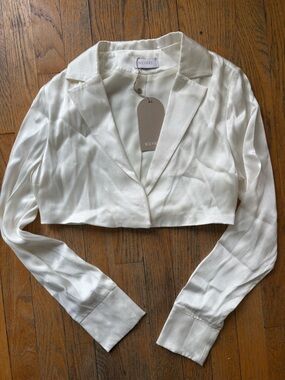 MESHKI cropped blouse